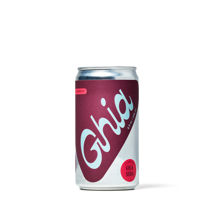Ghia - Le Spritz - Non-Alcoholic Ready-To-Drink Single Can (Ghia Soda) - Boisson — Brooklyn's Non-Alcoholic Spirits, Beer, Wine, and Home Bar Shop in Cobble Hill