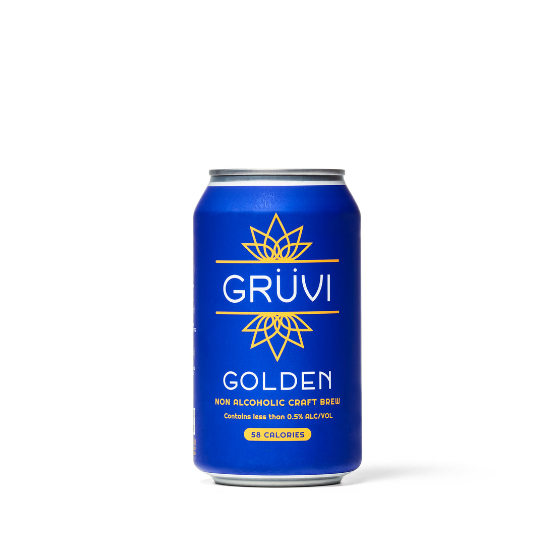 Grüvi Non-Alcoholic Golden Lager (4 Pack) - Boisson — Brooklyn's Non-Alcoholic Spirits, Beer, Wine, and Home Bar Shop in Cobble Hill