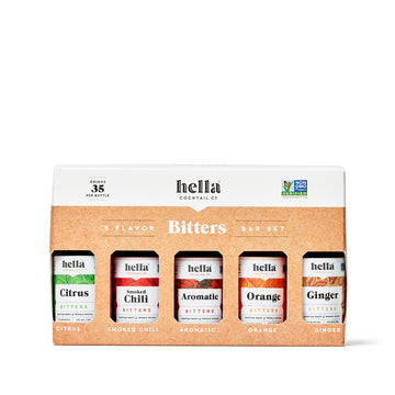 Hella - 5-Flavor Bar Cocktail Bitters Set - Boisson — Brooklyn's Non-Alcoholic Spirits, Beer, Wine, and Home Bar Shop in Cobble Hill