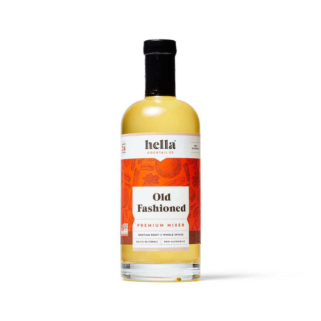 Hella - Old Fashioned Cocktail Mix 750ml - Boisson — Brooklyn's Non-Alcoholic Spirits, Beer, Wine, and Home Bar Shop in Cobble Hill