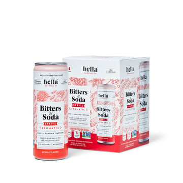 Hella - Spritz Aromatic Bitters & Soda (4 Pack) - Boisson — Brooklyn's Non-Alcoholic Spirits, Beer, Wine, and Home Bar Shop in Cobble Hill