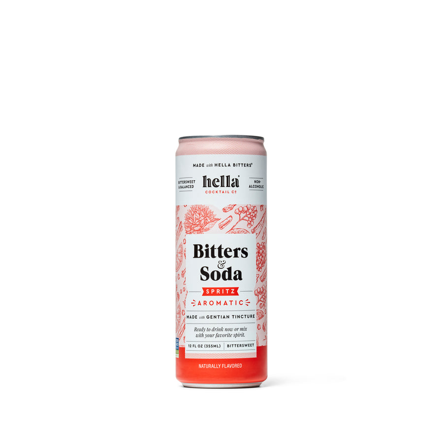 Hella - Spritz Aromatic Bitters & Soda (4 Pack) - Boisson — Brooklyn's Non-Alcoholic Spirits, Beer, Wine, and Home Bar Shop in Cobble Hill