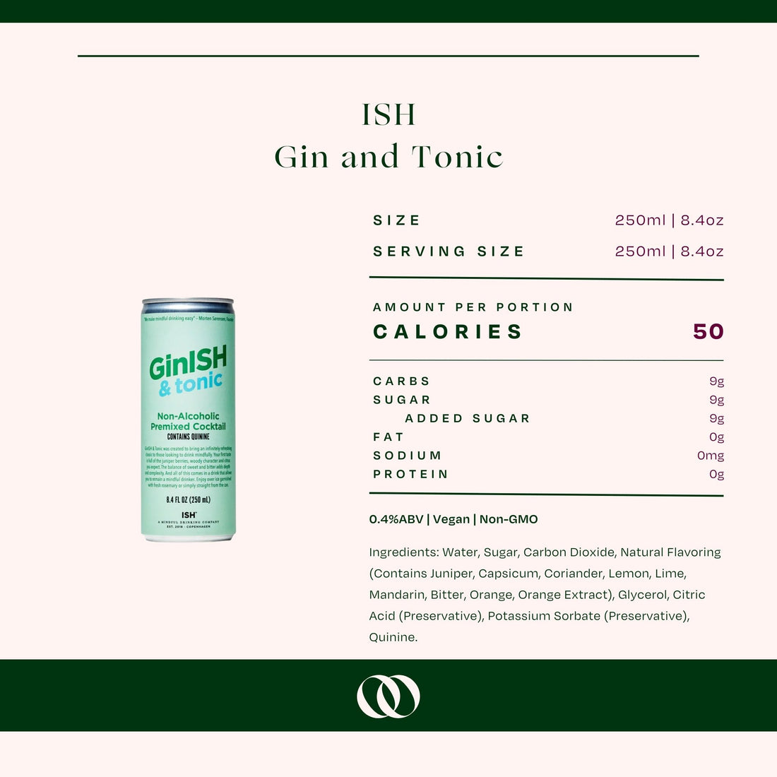 Gin ISH & Tonic 4-Pack Bundle - Boisson — Brooklyn's Non-Alcoholic Spirits, Beer, Wine, and Home Bar Shop in Cobble Hill