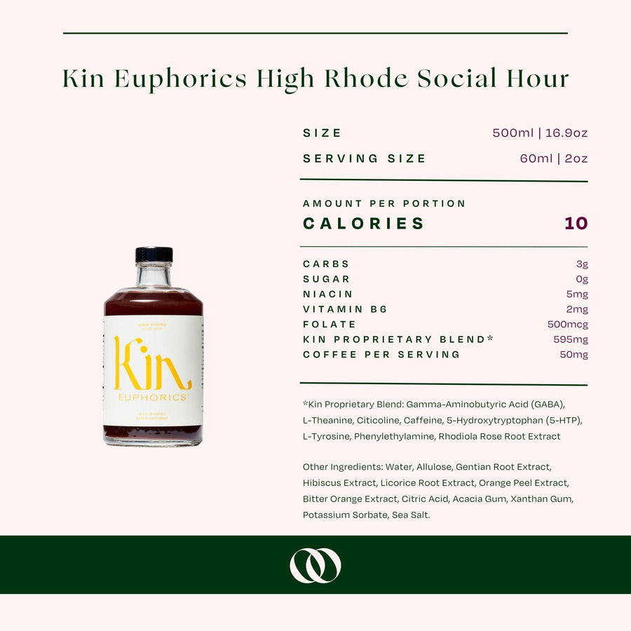 Kin Euphorics 2pk Bundle (High Rhode, Dream Light) - Boisson — Brooklyn's Non-Alcoholic Spirits, Beer, Wine, and Home Bar Shop in Cobble Hill