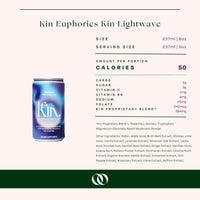 Kin Euphorics - Kin Lightwave Single Can - Boisson — Brooklyn's Non-Alcoholic Spirits, Beer, Wine, and Home Bar Shop in Cobble Hill