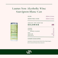 Lautus - Non-Alcoholic Wine - Sauvignon Blanc - 4-Pack - Boisson — Brooklyn's Non-Alcoholic Spirits, Beer, Wine, and Home Bar Shop in Cobble Hill