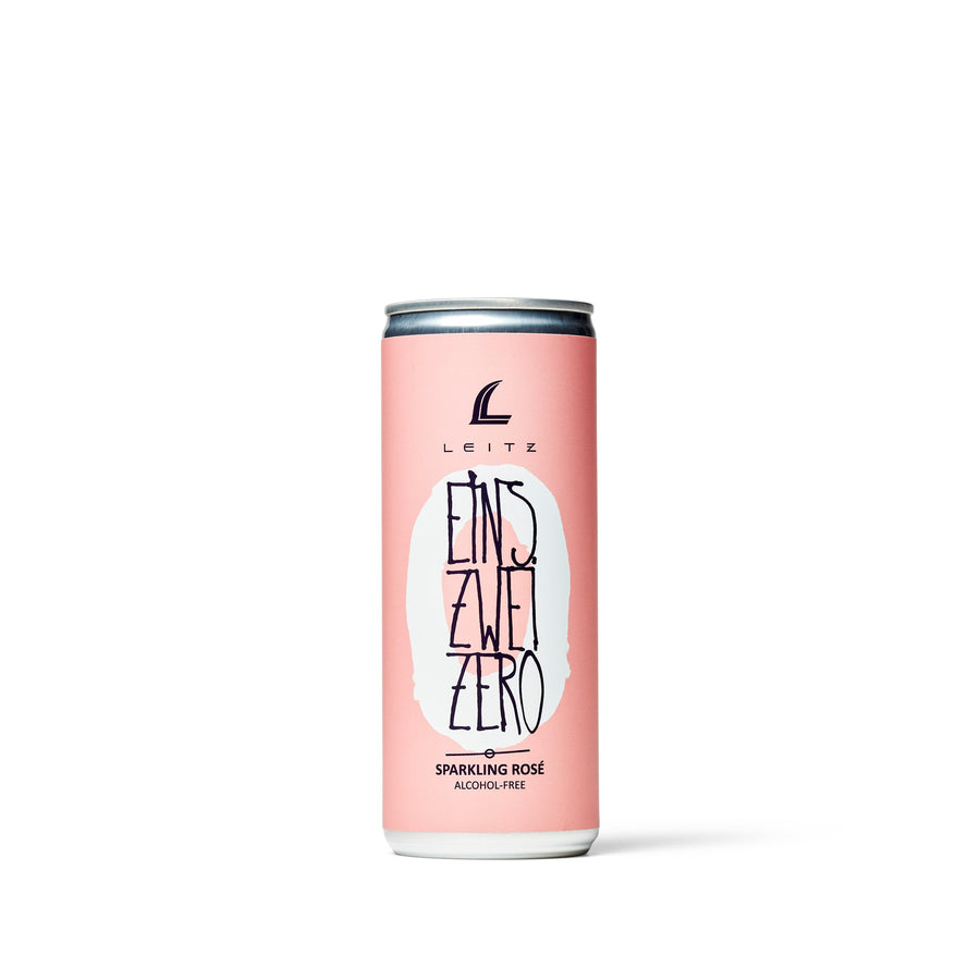 Leitz - Eins Zwei Zero - Non-Alcoholic Sparkling Rosé Can (250ml) - Boisson — Brooklyn's Non-Alcoholic Spirits, Beer, Wine, and Home Bar Shop in Cobble Hill