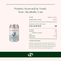 Pentire - Pentire Seaward & Tonic - Non-Alcoholic Can - Boisson — Brooklyn's Non-Alcoholic Spirits, Beer, Wine, and Home Bar Shop in Cobble Hill