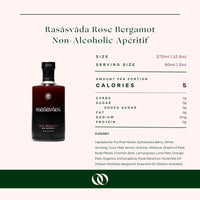 Rasāsvāda - Rose Bergamot - Non-Alcoholic Apéritif - Boisson — Brooklyn's Non-Alcoholic Spirits, Beer, Wine, and Home Bar Shop in Cobble Hill