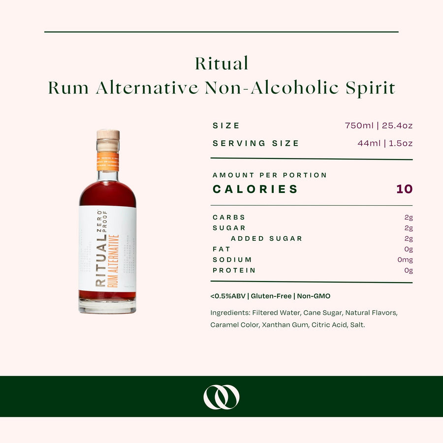 Ritual Zero Proof - Nonalcoholic Spirits 4pk Bundle (Rum, Whiskey, Tequila, Gin) - Boisson — Brooklyn's Non-Alcoholic Spirits, Beer, Wine, and Home Bar Shop in Cobble Hill