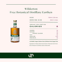 Wilderton Free Non-Alcoholic Botanical Distillate - Earthen - Boisson — Brooklyn's Non-Alcoholic Spirits, Beer, Wine, and Home Bar Shop in Cobble Hill