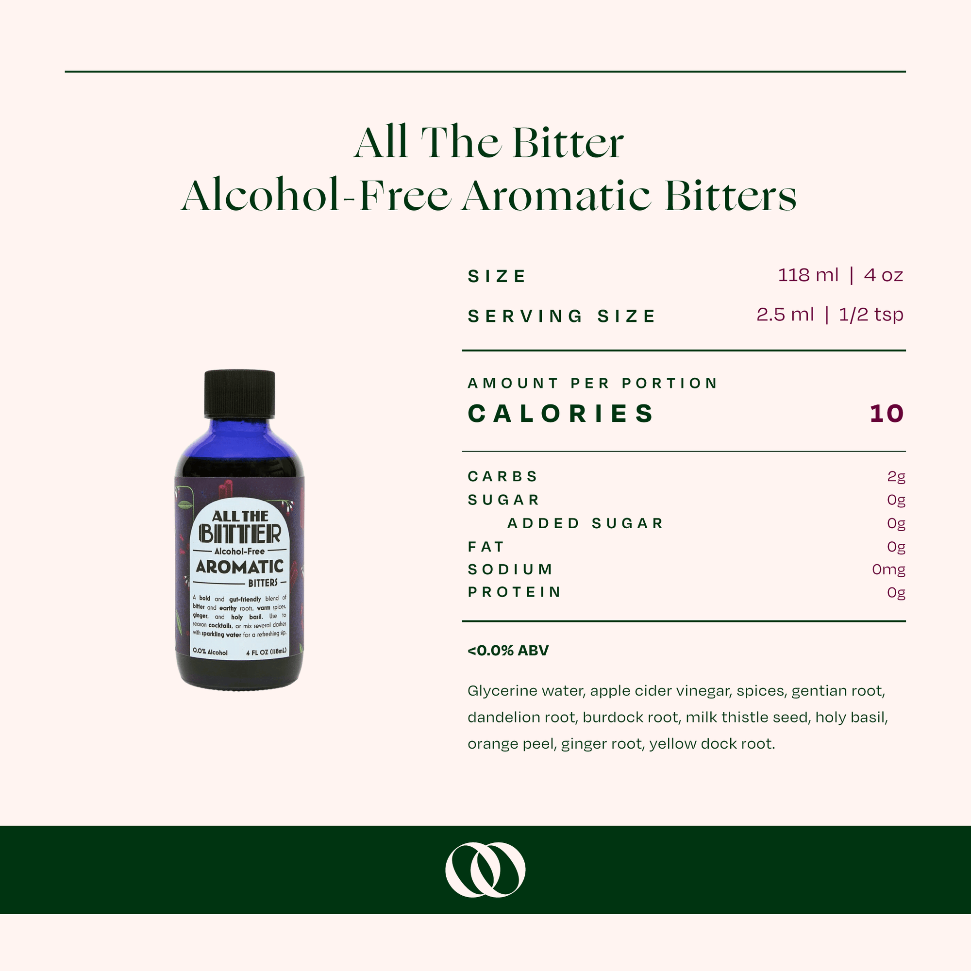 All The Bitter Alcohol-Free Aromatic Bitters - Boisson