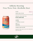 Athletic Brewing Company - Free Wave Hazy IPA - Non-Alcoholic Beer - 6 Pack - Boisson