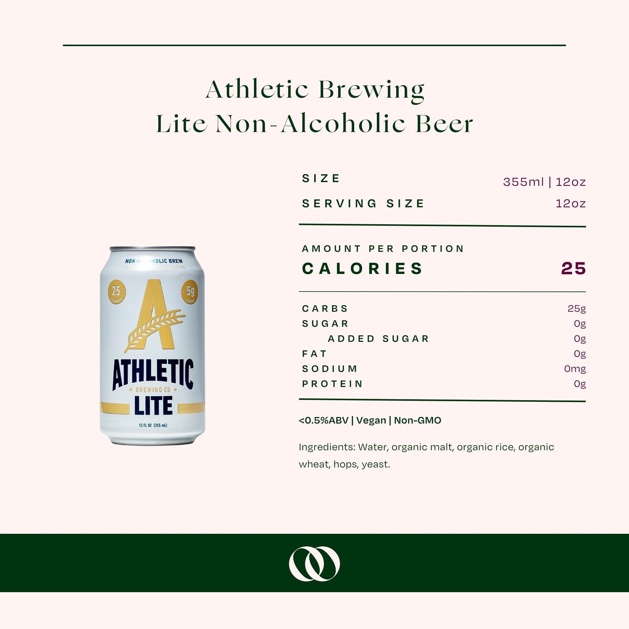 Athletic Brewing - Lite - Non-Alcoholic Beer - 6 pack - Boisson