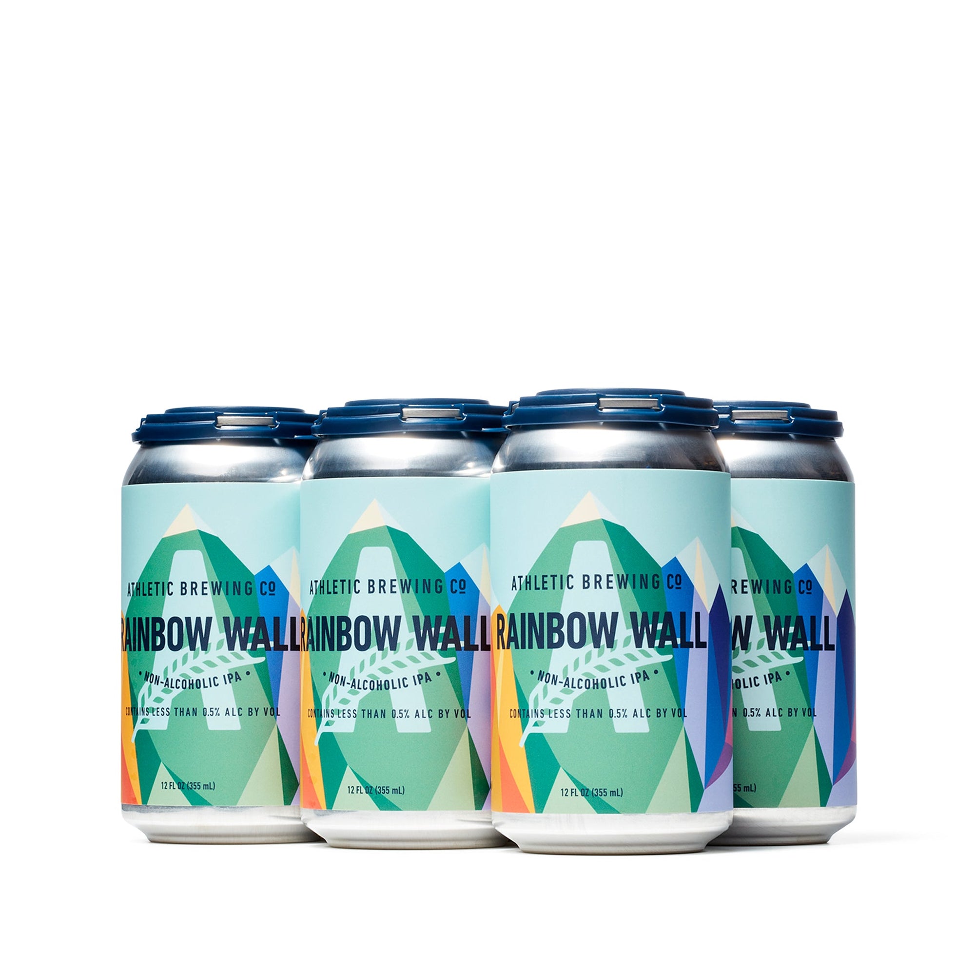 Athletic Brewing Rainbow Wall Non-Alcoholic IPA (6 pack) - Boisson