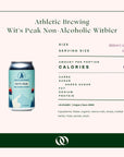 Athletic Brewing Wit's Peak Non-Alcoholic Witbier (6 pack) - Boisson