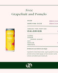 AVEC Grapefruit & Pomelo Non-Alcoholic Sparkling Beverage (4 pack) - Boisson