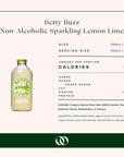 Betty Buzz Non-Alcoholic Sparkling Lemon Lime (4 pack) - Boisson
