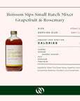 Wood Stove Kitchen - Boisson Sips Grapefruit & Rosemary Small Batch Mixers - Boisson