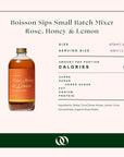 Wood Stove Kitchen - Boisson Sips Rose, Honey & Lemon Small Batch Mixers - Boisson