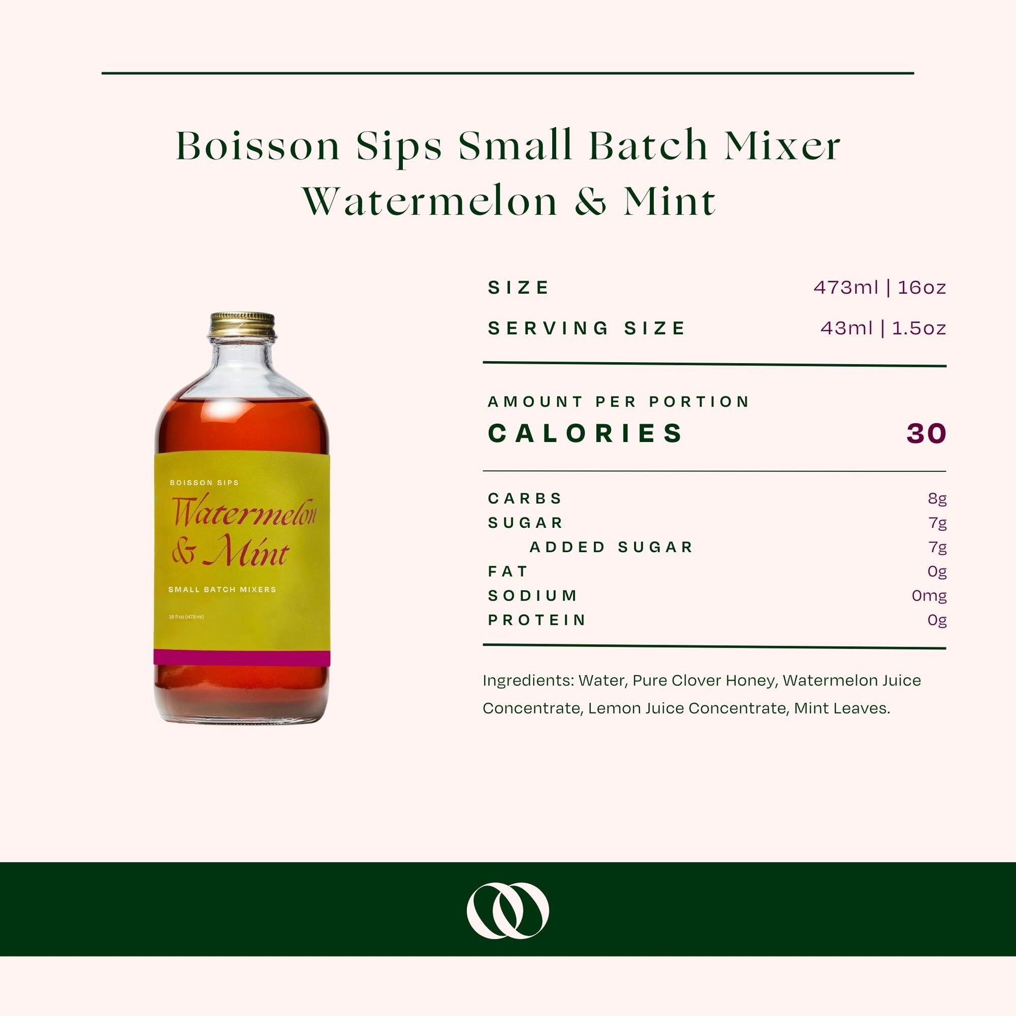Wood Stove Kitchen - Boisson Sips Watermelon & Mint Small Batch Mixers - Boisson