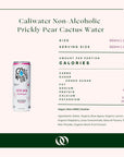 Caliwater - Non-Alcoholic Prickly Pear Cactus Water 4-Pack Bundle - Boisson