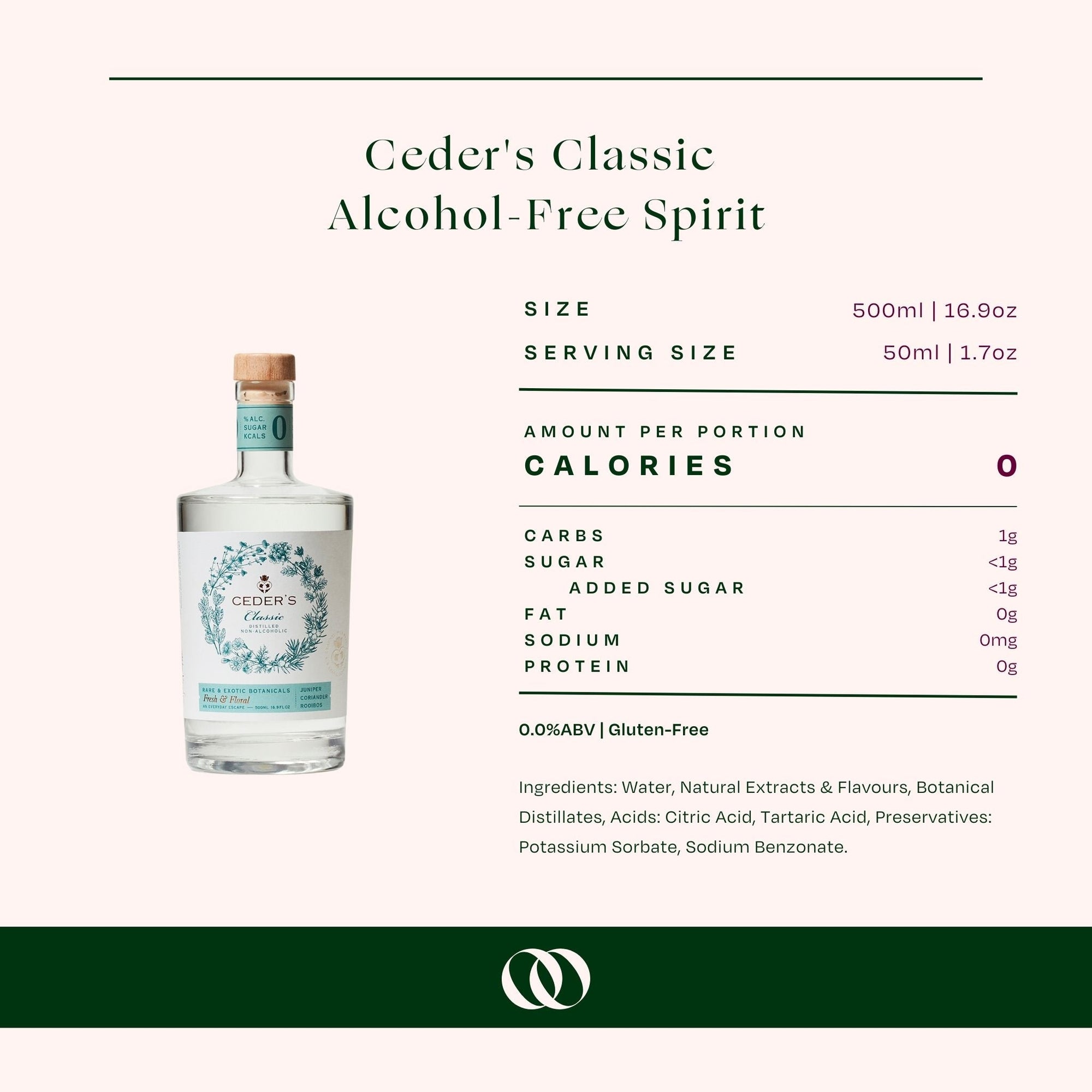 Ceder&#39;s - Ceder&#39;s Classic - Non-Alcoholic Spirit - Boisson