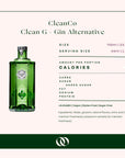 CleanCo Clean G Non-Alcoholic Gin Alternative - Boisson