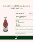 Enroot - Peach Hibiscus Jasmine - Sparkling Tea - Boisson