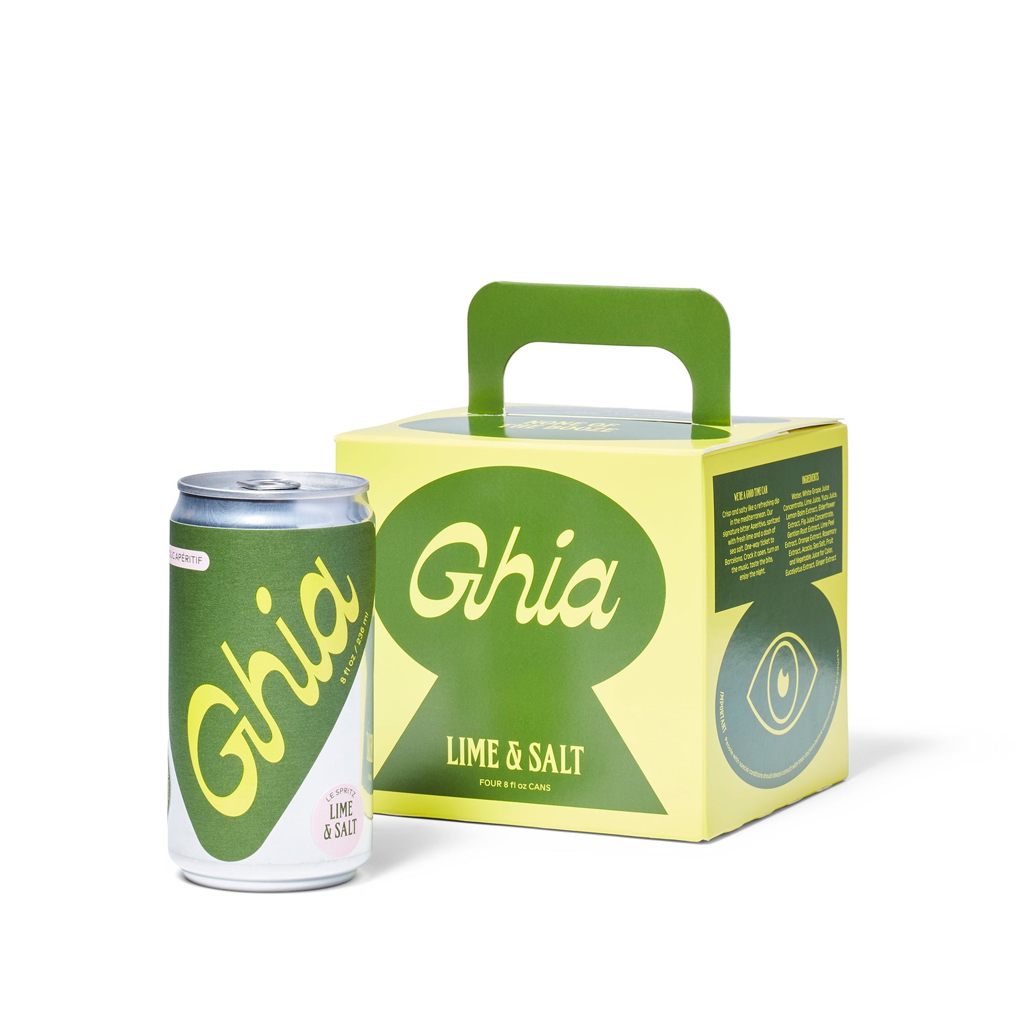 Ghia - Non-Alcoholic Lime &amp; Salt Le Spritz - 4-pack - Boisson