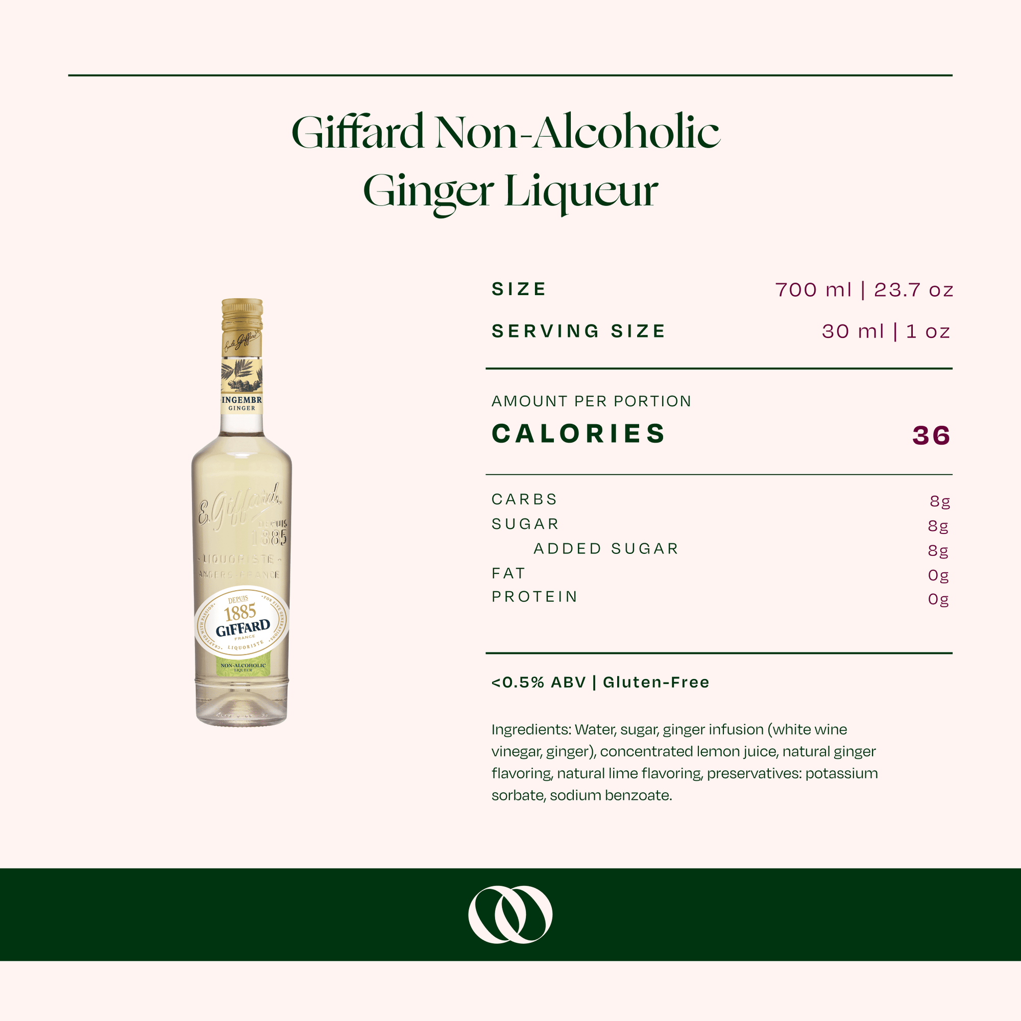Giffard Non-Alcoholic Ginger Liqueur - Boisson