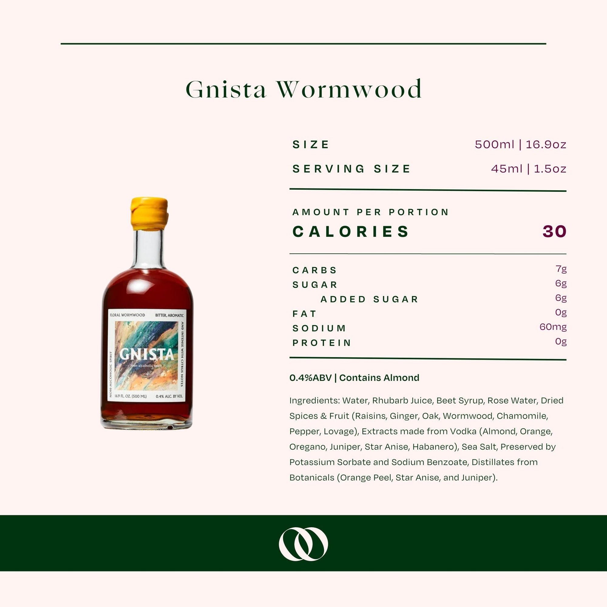 Gnista - Wormwood - Non-Alcoholic Spirit - Boisson