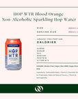 HOP WTR - Blood Orange - Non-Alcoholic Sparkling Hop Water - 6 Pack - Boisson