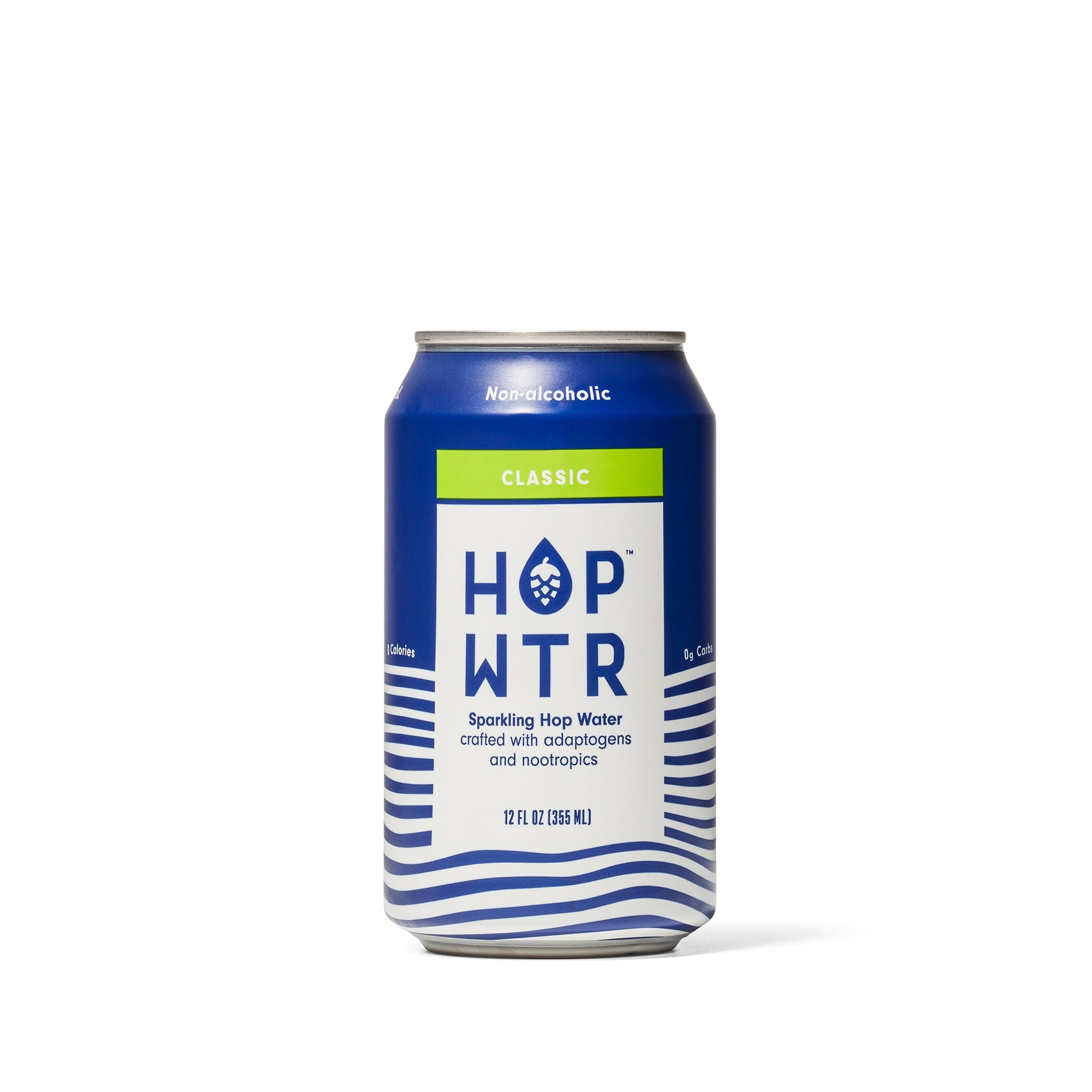 HOP WTR - Classic - Non-Alcoholic Sparkling Hop Water - 6 Pack - Boisson