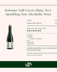 Kolonne Null - Cuvée Blanc Sparkling 375ml- Non-Alcoholic Wine - Boisson