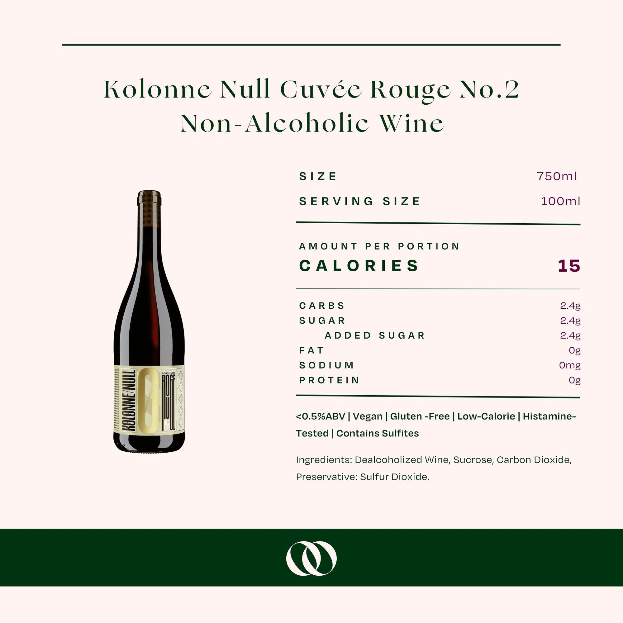 Kolonne Null Cuvée Rouge No. 02 Non-Alcoholic Red Wine - Boisson