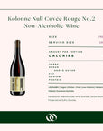 Kolonne Null Cuvée Rouge No. 02 Non-Alcoholic Red Wine - Boisson