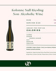 Kolonne Null - Riesling White Wine 2022 750ml- Non-Alcoholic Wine - Boisson