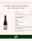 Kolonne Null - Rosé Sparkling 2021 375ml- Non-Alcoholic Wine - Boisson