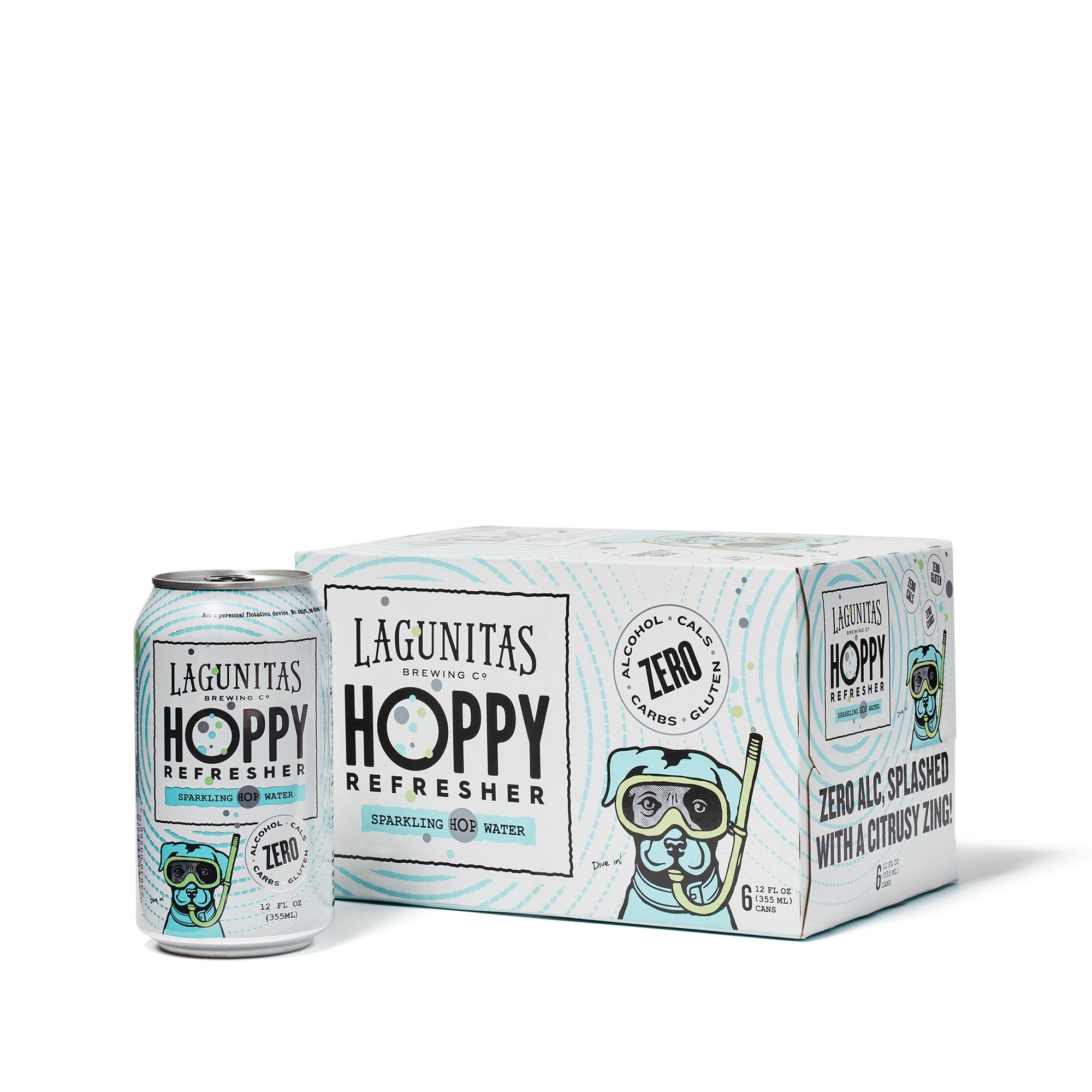 Lagunitas Hoppy Refresher Non-Alcoholic IPA-Inspired Beverage (6 pack) - Boisson
