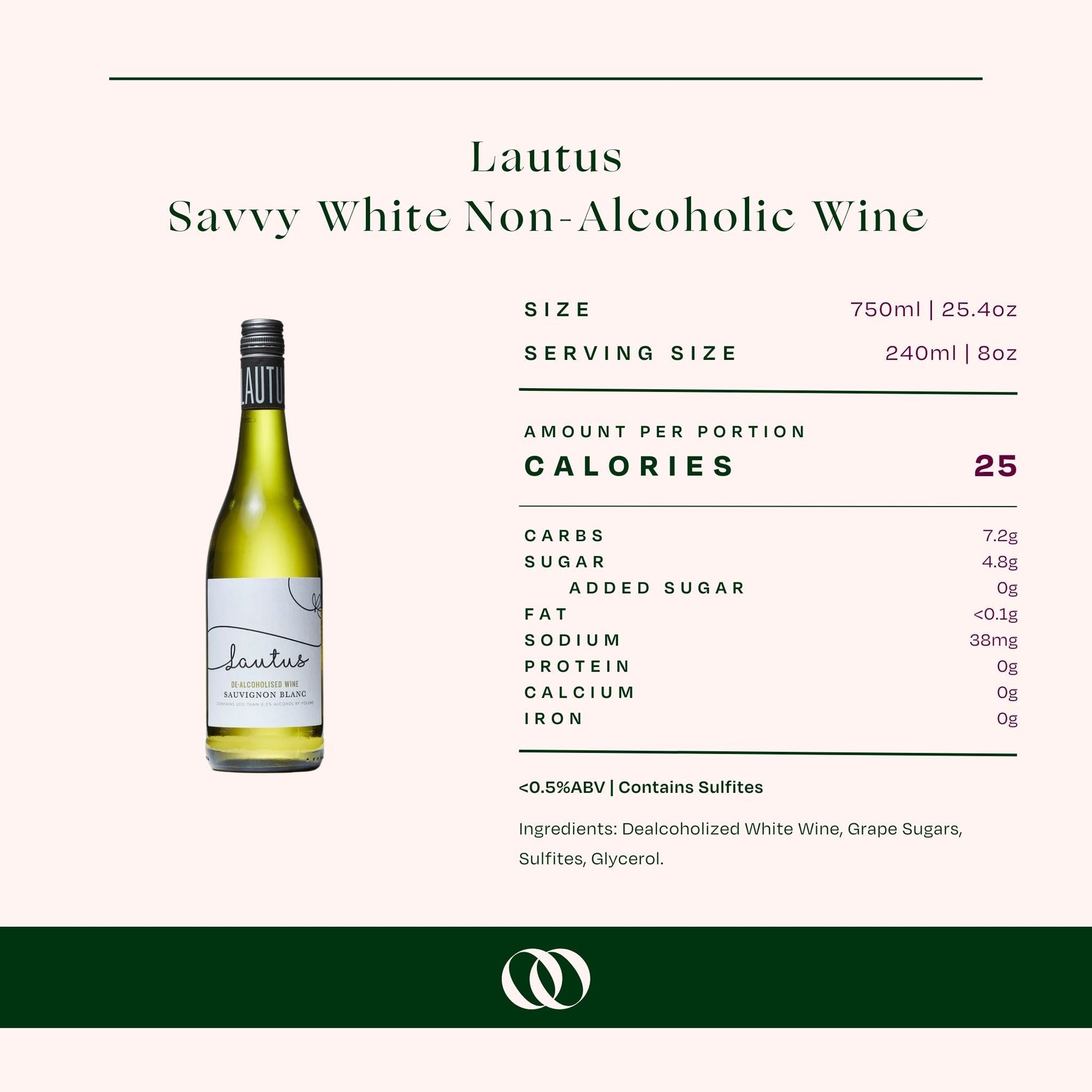 Lautus Sauvignon Blanc - Non-Alcoholic Wine - Boisson