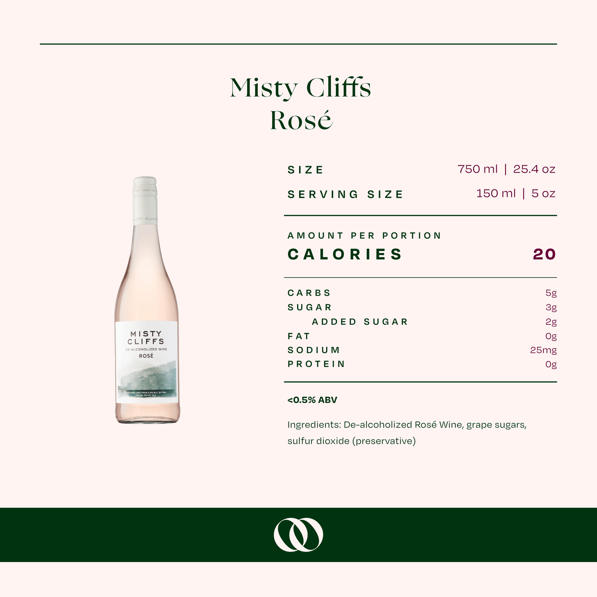 Misty Cliffs Non-Alcoholic Rosé - Boisson
