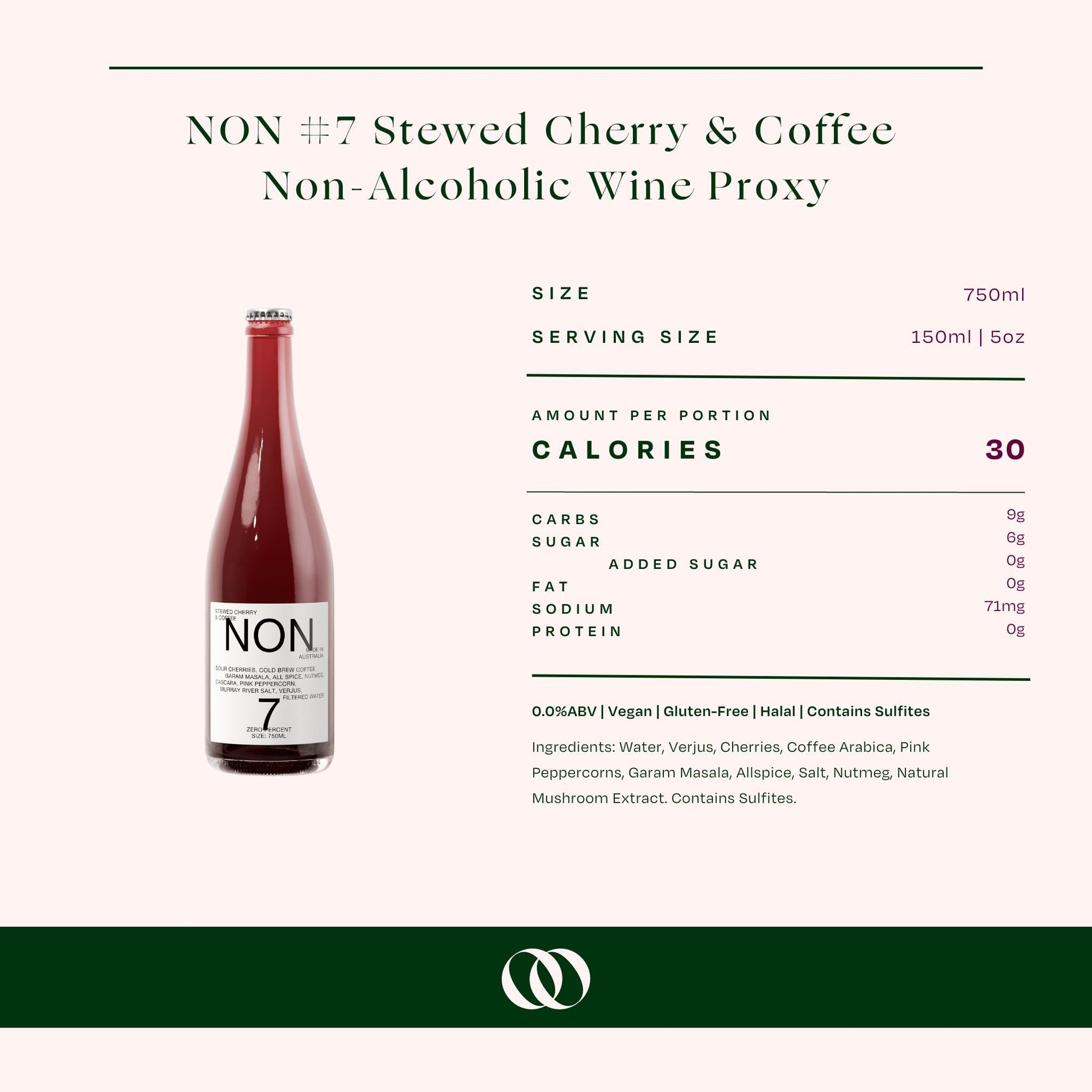NON - #7 Stewed Cherry & Coffee - Non-Alcoholic Wine - Boisson