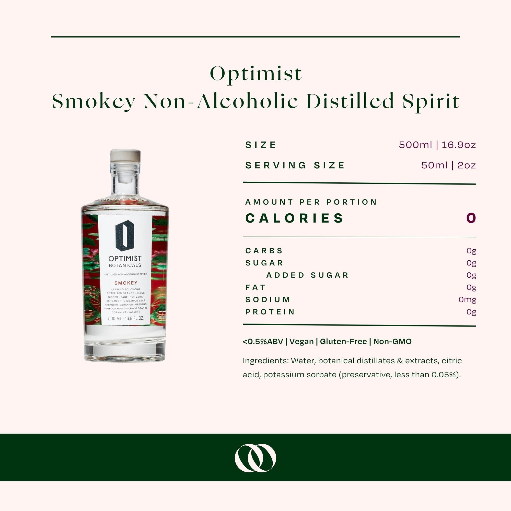 Optimist - Smokey - Non-Alcoholic Distilled Spirit - Boisson