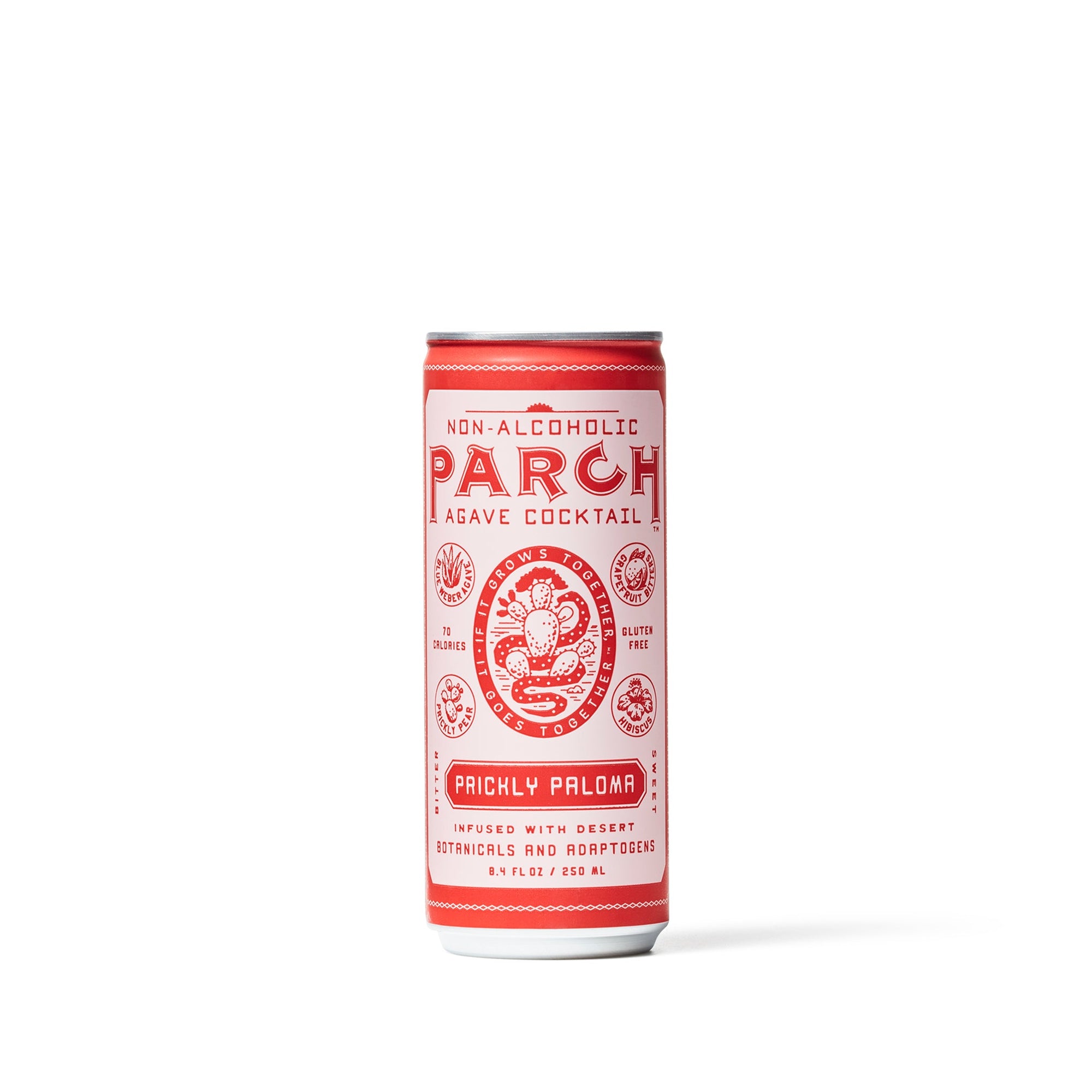 Parch - Prickly Paloma - Non-Alcoholic Beverage - 250 ml 4-pack - Boisson