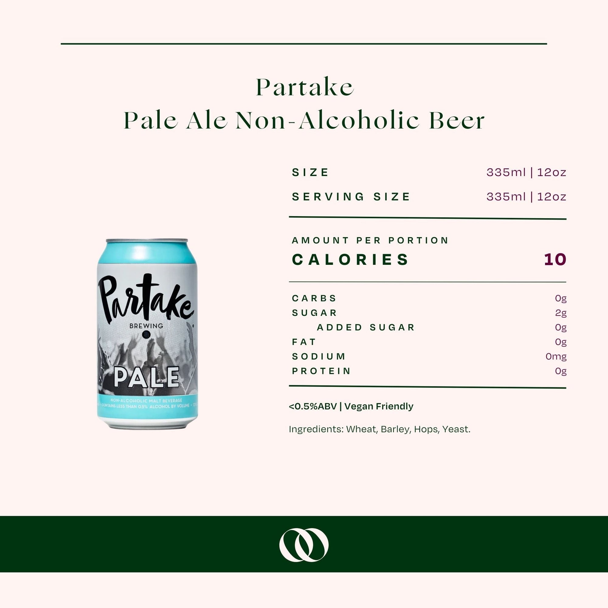 Partake Pale Ale - Non-Alcoholic Beer (6 Pack) - Boisson