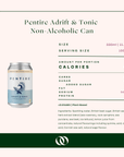 Pentire - Adrift & Tonic - Non-Alcoholic Beverage 4 Pack Bundle - Boisson