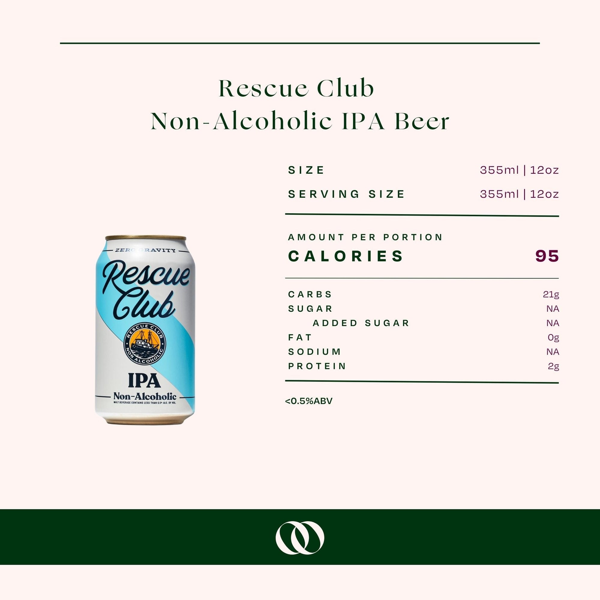 Rescue Club Non-Alcoholic IPA Beer - Boisson