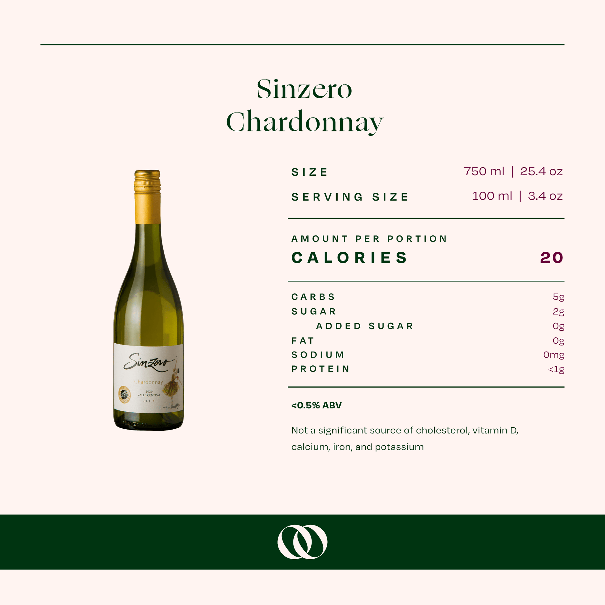 SinZero - Non-Alcoholic Chardonnay 750ml - Boisson
