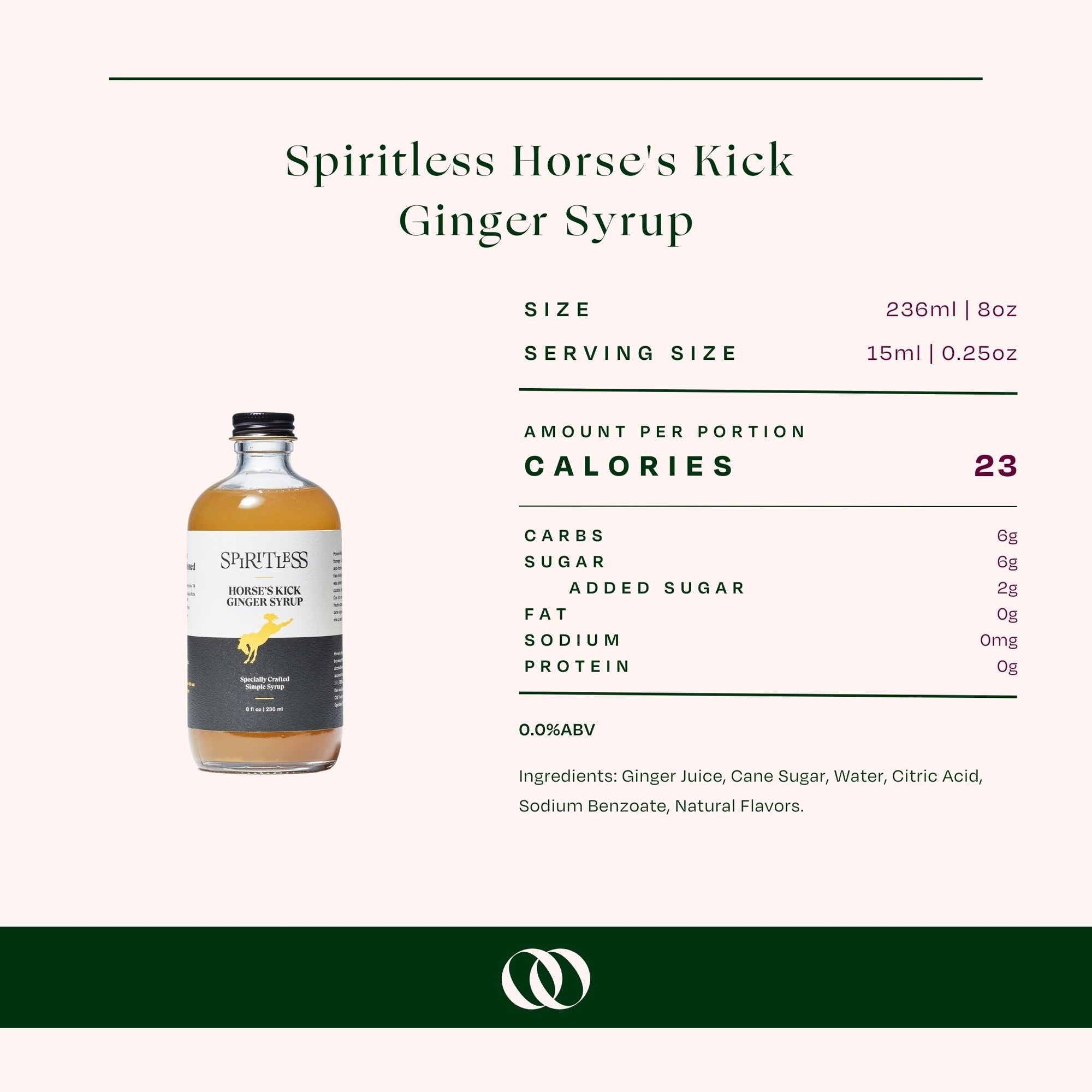 Spiritless Horse's Kick Ginger Syrup - Boisson
